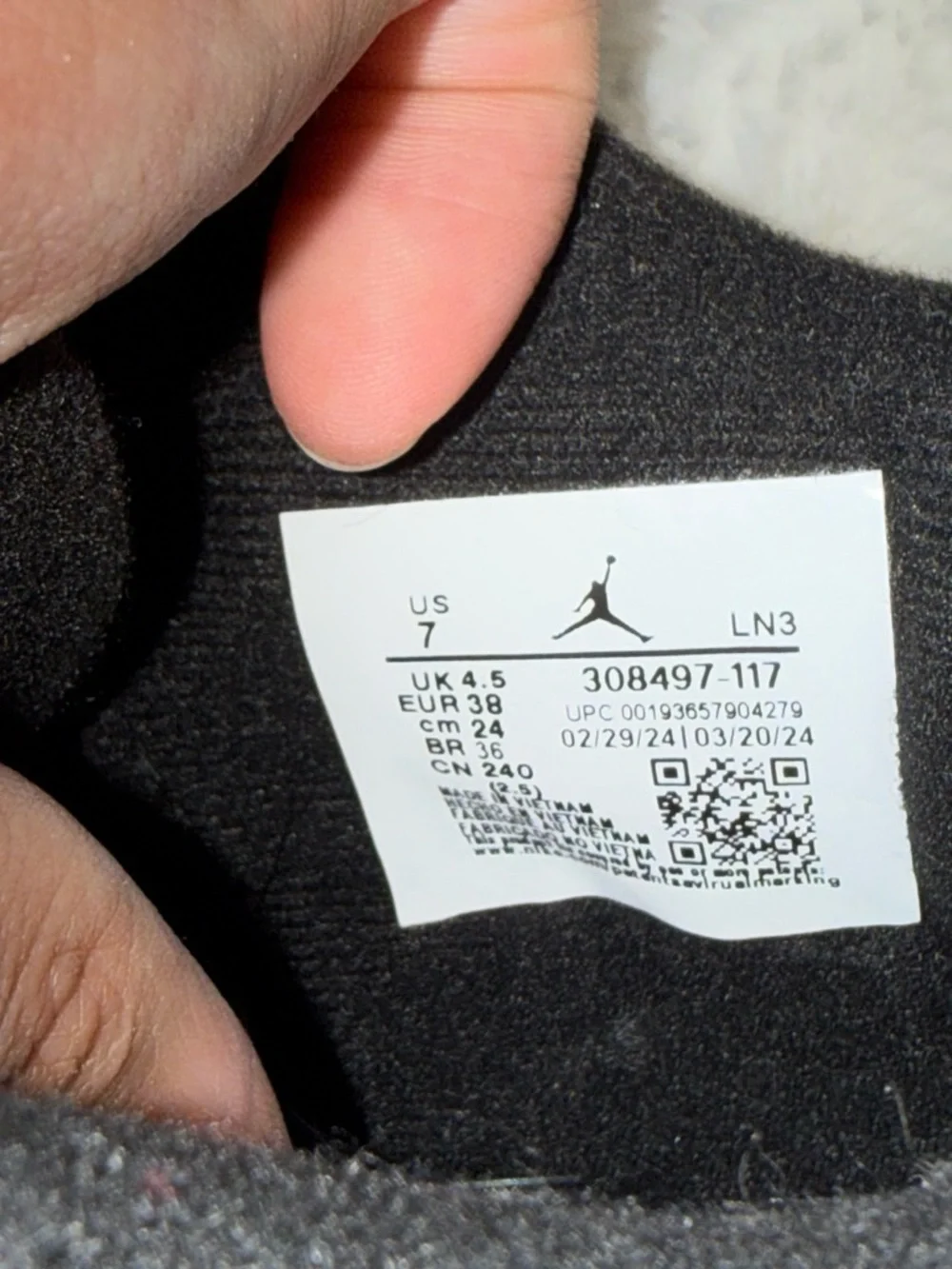 Jordan Black and White Retro Basketball Sneakers